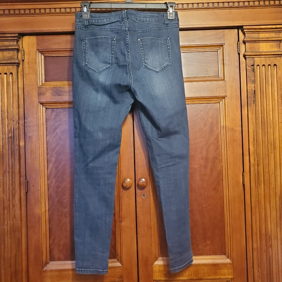 Sale Blue Spice Stretch Skinny Jeans 9 - Picture 2 of 4